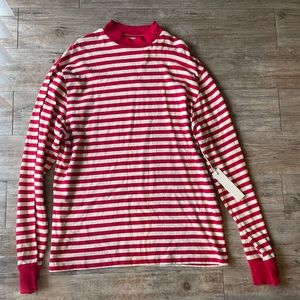 FOG red and white striped long sleeve shirt
Never worn 
Size: M